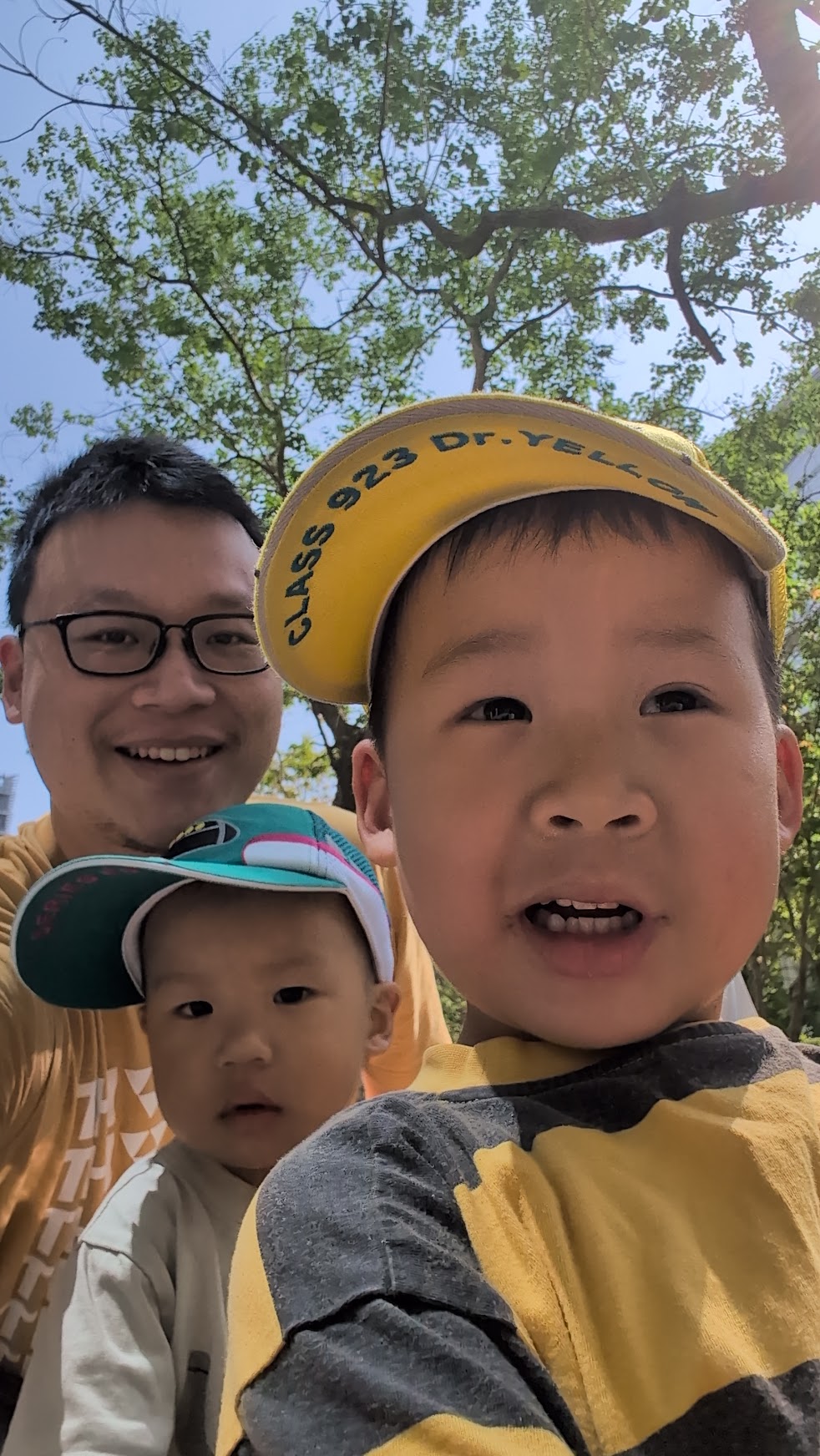William and kids